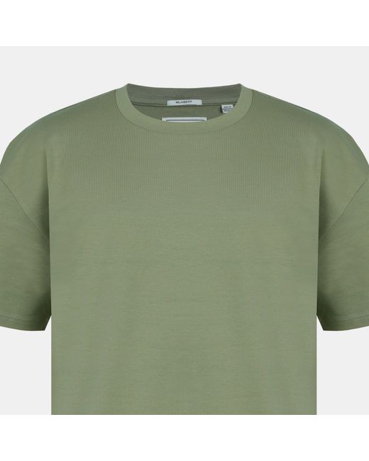 Jack Wills Green Jw Boxy Tee Cotton Short Sleeve Fit T-Shirt for men