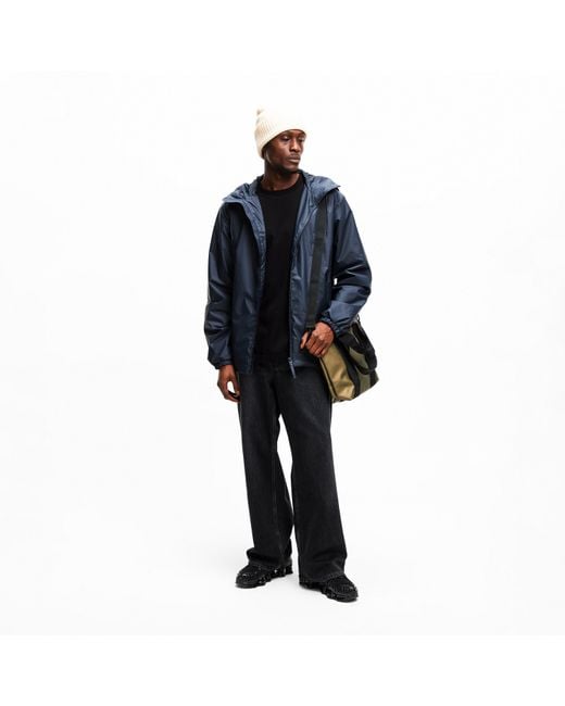 Rains Blue Lohja Insulated Waterproof Jacket for men