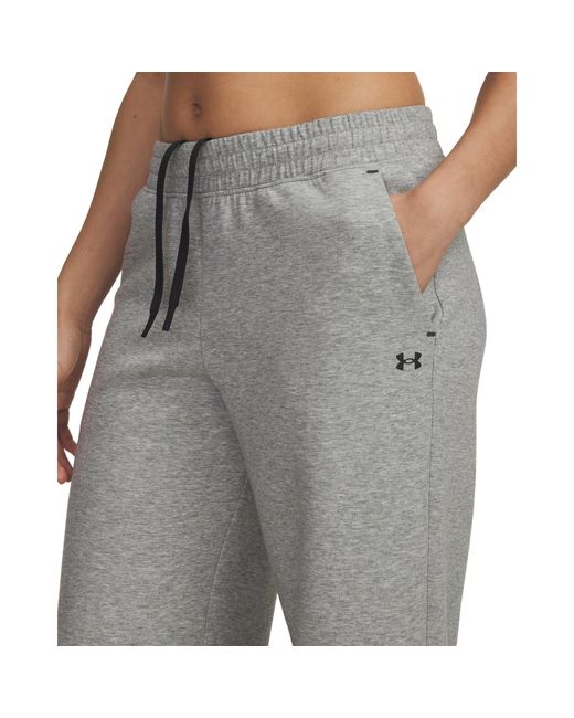 Under Armour Gray Closed Hem Fleece Joggers