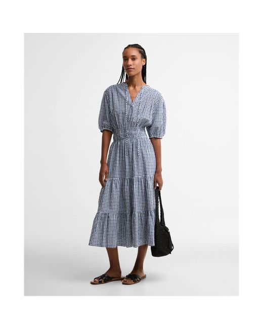 Barbour Blue A Line Dress