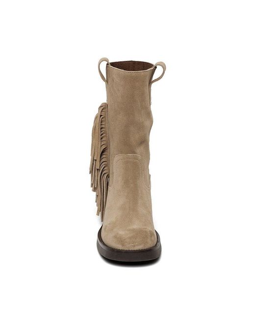 Steve Madden Brown Benedict Biker Boots