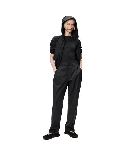 Rains Black Suva Hardshell Pants for men