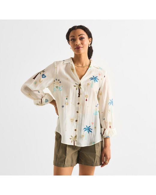 Never Fully Dressed White Charm Miley Shirt