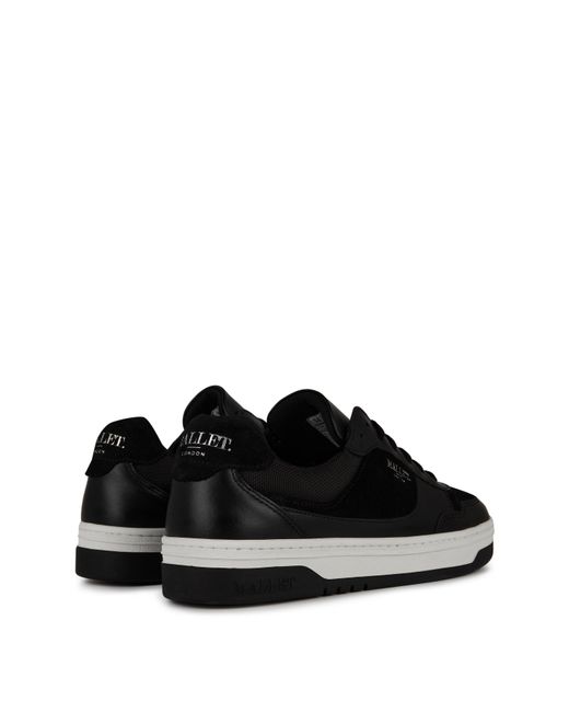 Mallet Black Bennet Trainers for men