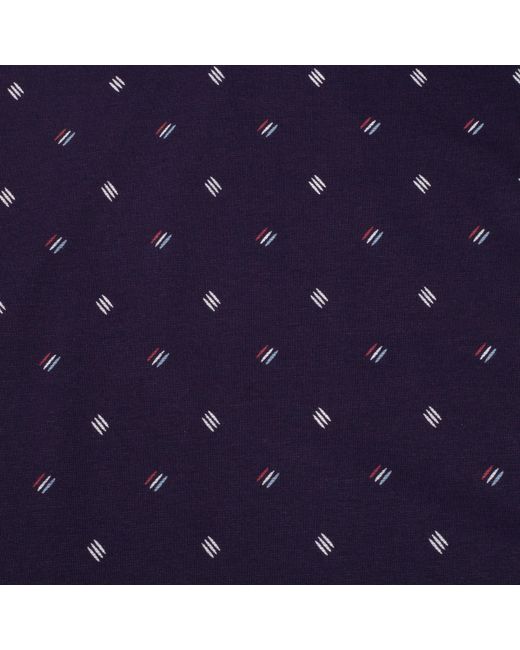 Calvin Klein Blue G Stk Prnt Polo for men