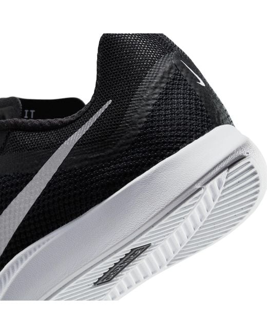 Nike Black Zoom Rival Distance Track Running Spikes for men