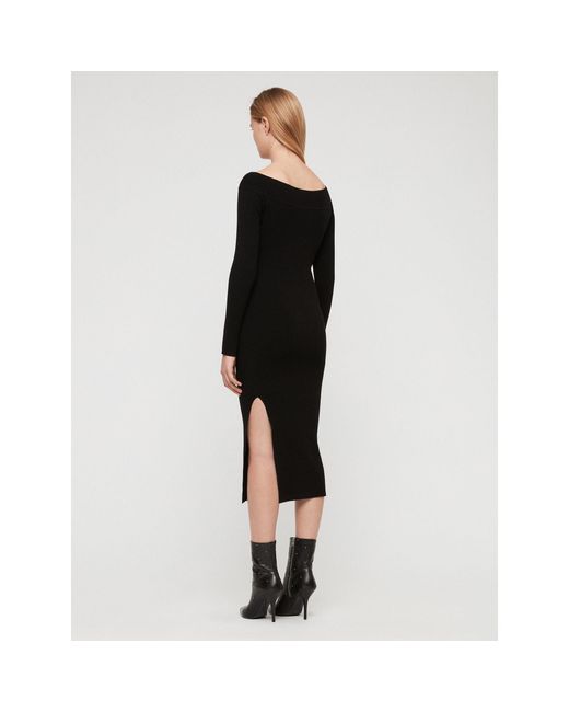 AllSaints Black Alyssa Dress
