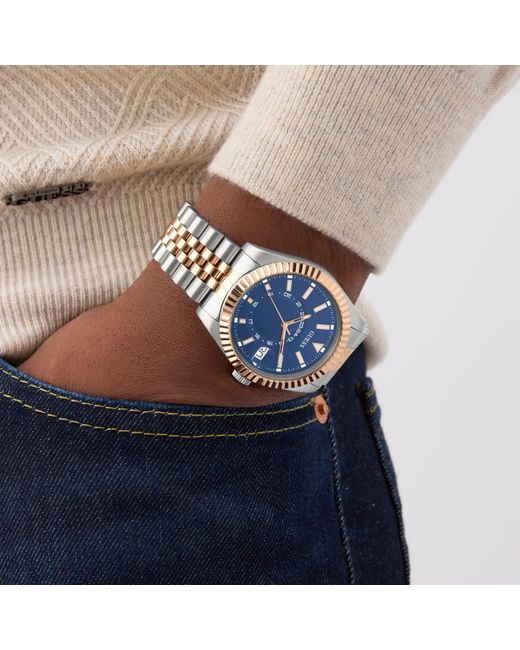 Guess Blue Jaden Quartz Analogue Watch for men