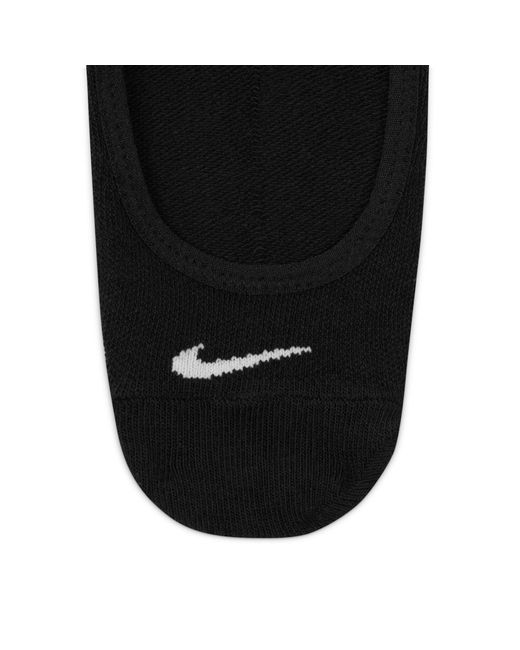 Nike Black 3 Pack Invisible Socks Ladies