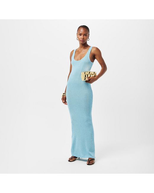 Asta Resort Blue Ana Long Flowing Maxi Dress