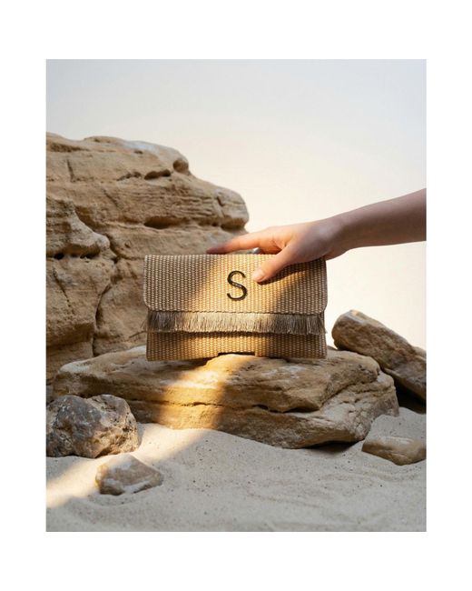 Sorena Natural Clutch Bag