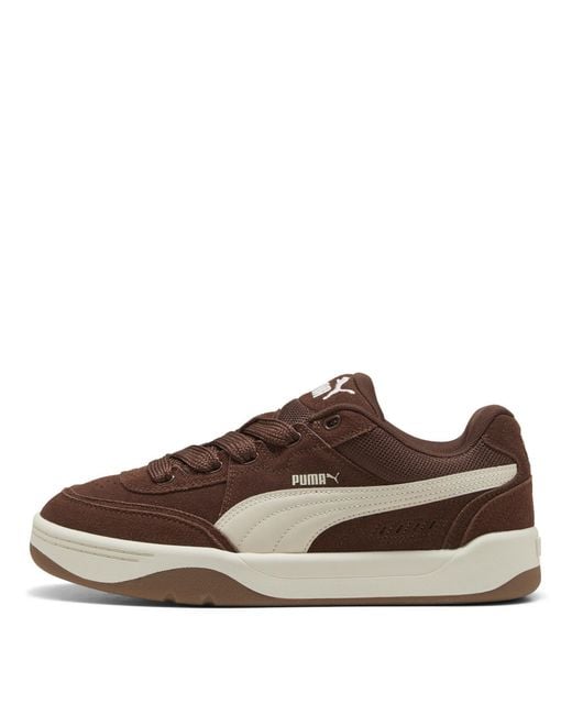 PUMA Brown Park Lifestyle Skate Low-Top Trainers for men