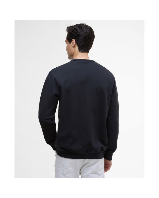 Barbour Blue Bertie Blackstreak Logo Sweater for men