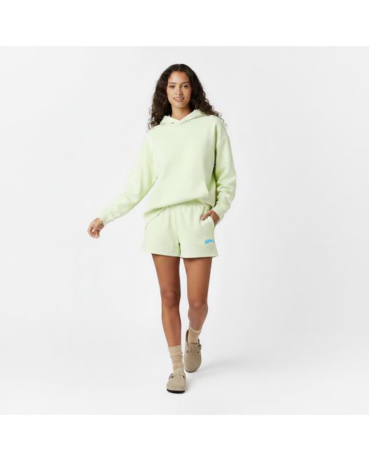 Jack Wills Green Graphic Fleece Jogger Shorts