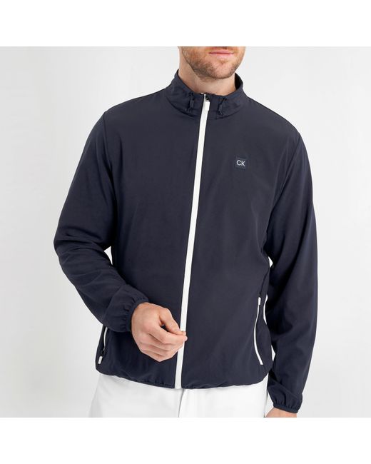 Calvin Klein Blue Performance Golf Jacket for men