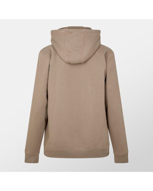 Jack Wills Natural Pinebrook Graphic Zip Hoodie for men