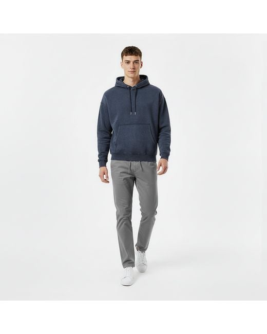 Jack Wills Blue Canvas Wide Leg Trousers for men