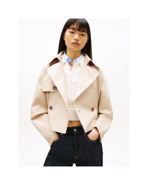 Tommy Hilfiger Natural Trench Coat