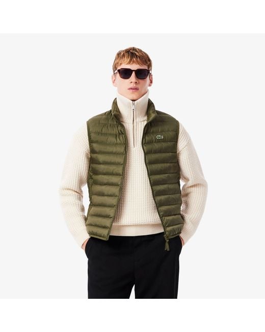 Lacoste Green Gilets for men