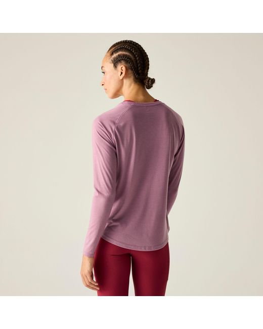 Dare 2b Purple Nimble Long Sleeve Quick-Drying T-Shirt