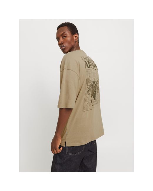 Jack & Jones Natural Regular Fit Graphic T-Shirt for men