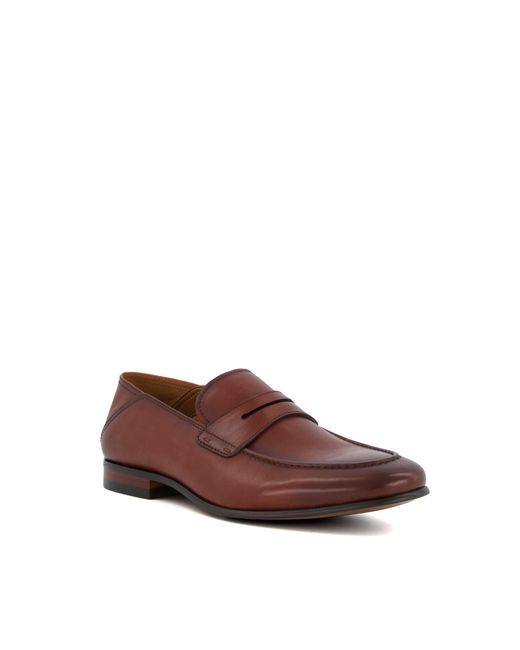 Dune Brown Sync Loafers for men