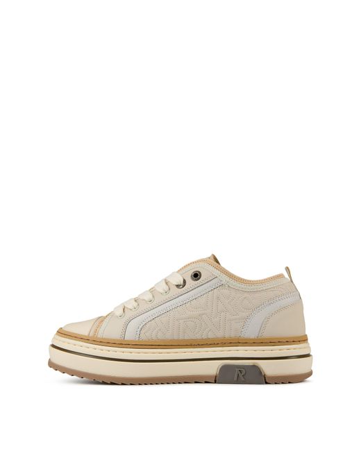 Represent White X Low Trainers, Layered Design, Chunky Laces for men