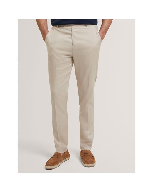 Ted Baker Natural Slim Fit Trousers for men