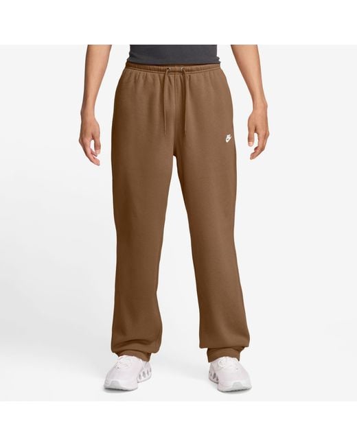 Nike Brown Sportswear Club Fleece Pants for men