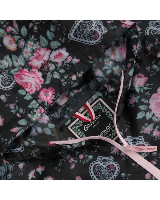 Regatta Black Cath Kidston Waterproof Pack It Jacket