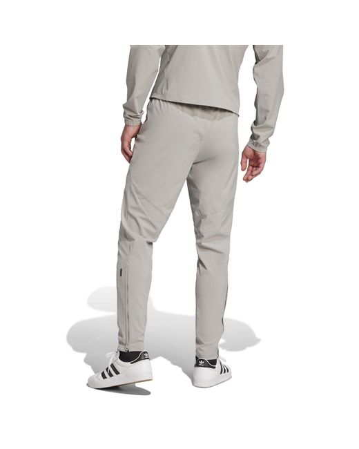 Adidas Gray Tiro 25 Competition Vis Tech Travel Pants for men