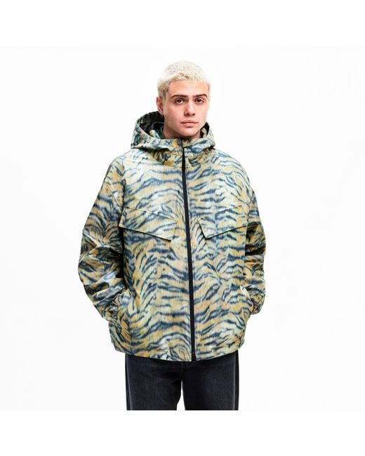 KENZO Green Tiger Windbreaker for men
