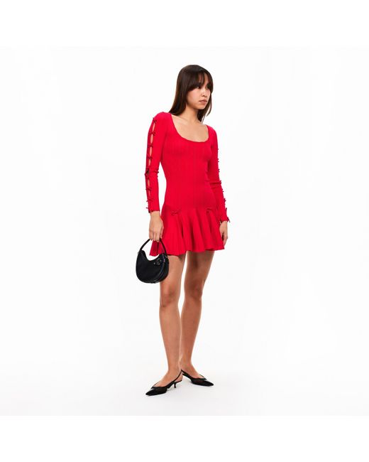 LoveShackFancy Red Seychelle Mini Dress