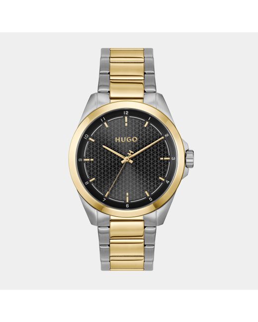 HUGO Metallic Gents #Seam Bracelet Watch for men