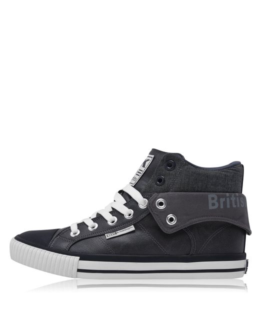 British Knights Blue British Roco Fold Pu Shoes for men