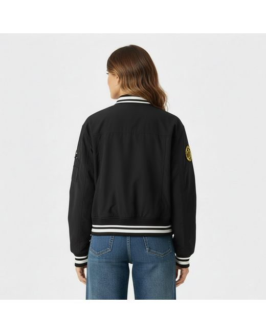 DKNY Black Varsity Jacket