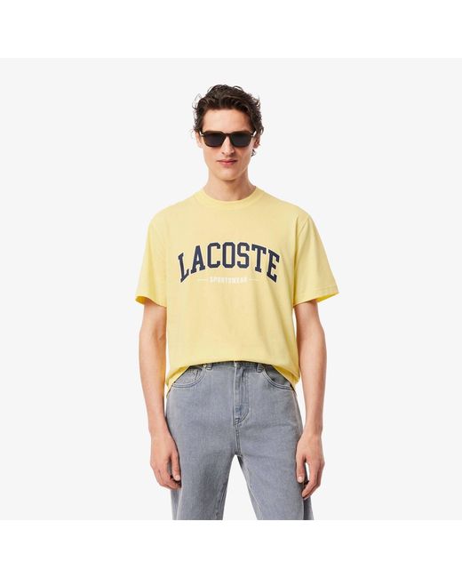 Lacoste Multicolor Big Logo T-Shirt for men