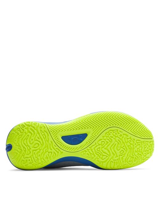 Under Armour Blue Ua Lockdown 7 Low Basketball Trainers for men