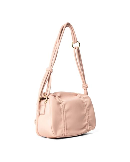 Love Moschino Pink Softy Bow Faux Leather Shoulder Bag