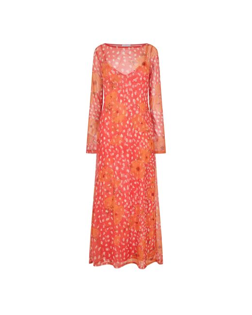 Never Fully Dressed Red Long Maxi Dress