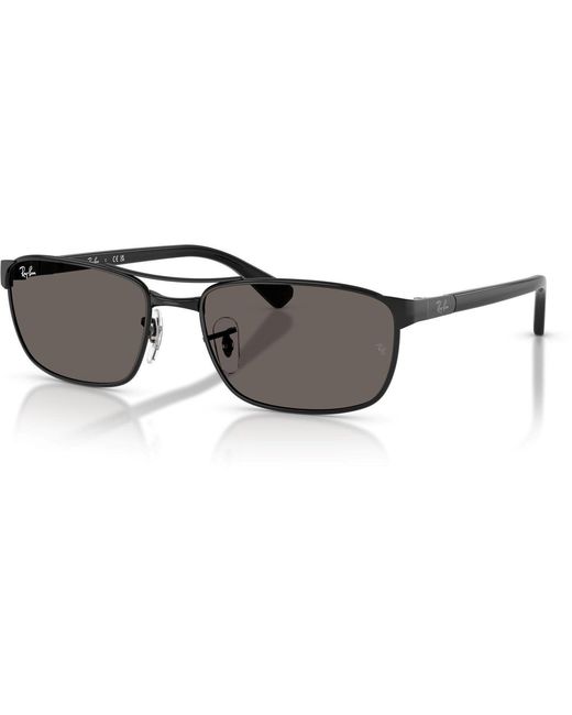 Ray-Ban Gray 0Rb3778 Oval Sunglasses