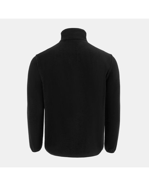 Donnay Black Quarter Zip Fleece Jacket for men