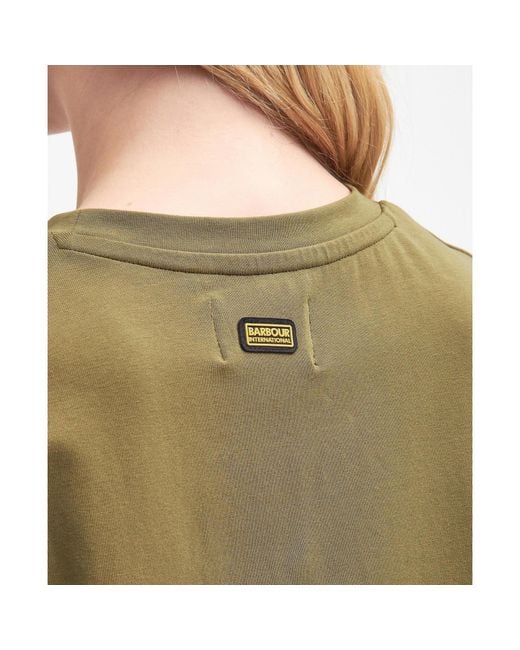 Barbour Green Sofia Midi Dress