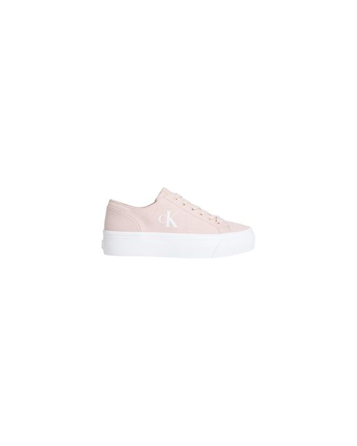 Calvin Klein White Low-Top Trainers