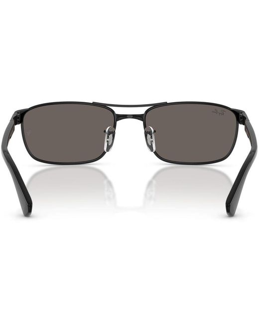 Ray-Ban Gray 0Rb3778 Oval Sunglasses