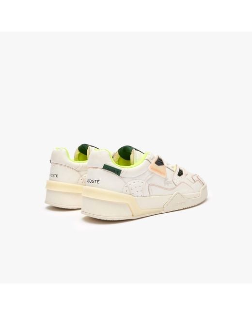 Lacoste White Lt 125 Leather Trainers for men