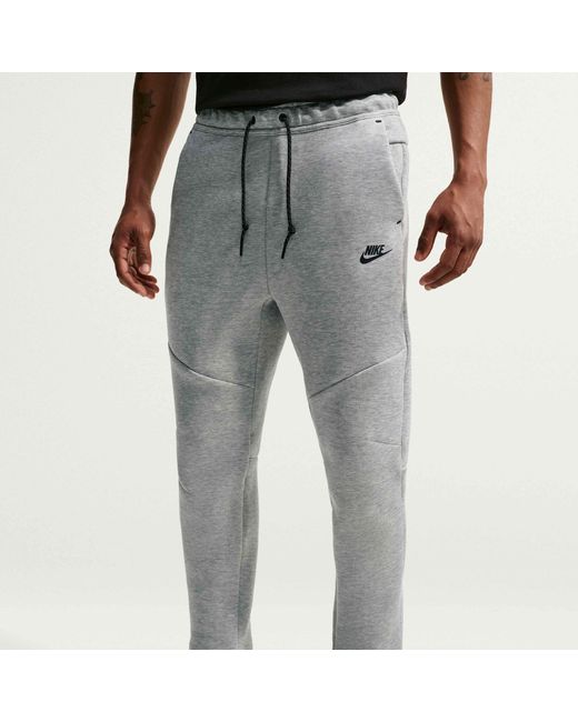 Nike Gray Tech Fleece Joggers for men