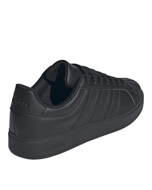 Adidas Black Street Talk Low-Top Trainers for men