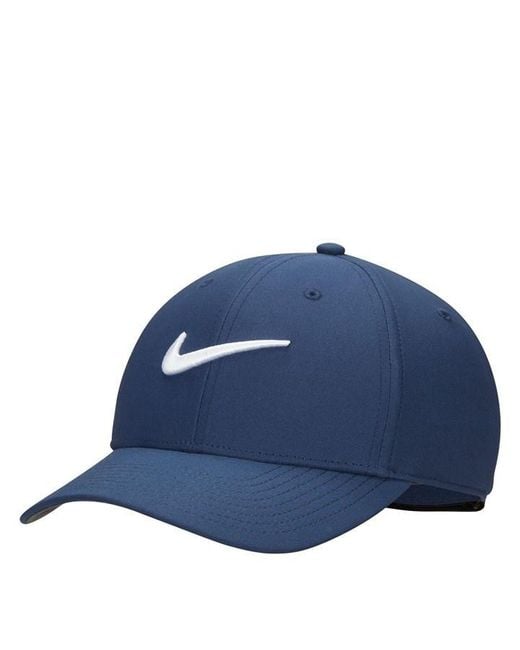 Nike Blue Dri-fit Club Structured Swoosh Cap for men