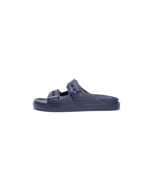 Tommy Hilfiger Blue Slider Slippers for men